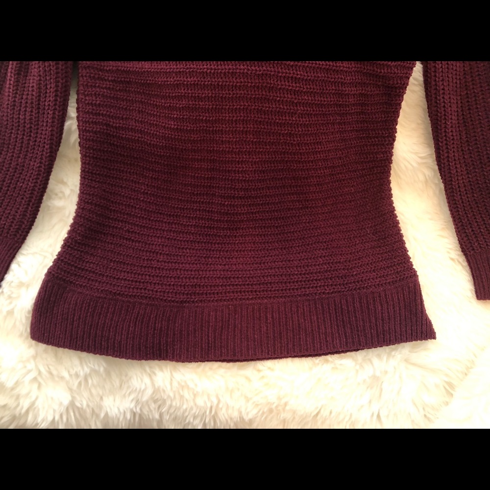BB Dakota Briegh Plum Purple Knit Sweater - Picture 7 of 7